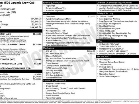 Used 2026 RAM 1500 Laramie w/ Night Edition AWD/4WD image 59