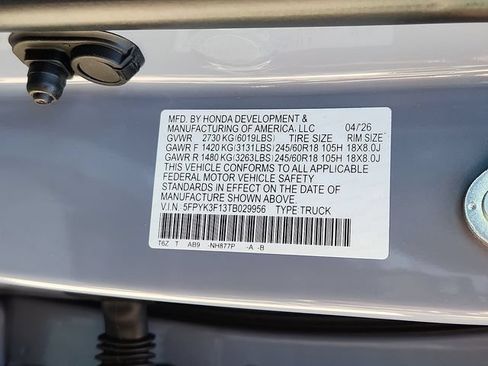 Certified 2026 Honda Ridgeline Sport image 27