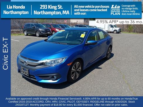 Used 2018 Honda Civic EX-T image 1