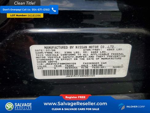 Used 2008 INFINITI G35 x Sedan w/ Premium Pkg AWD/4WD image 16