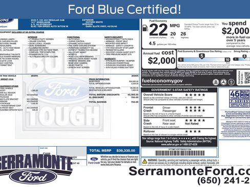 Used 2023 Ford F150 XL w/ Trailer Tow Package RWD image 14