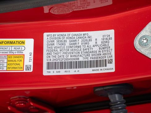 Certified 2025 Honda Civic LX image 38