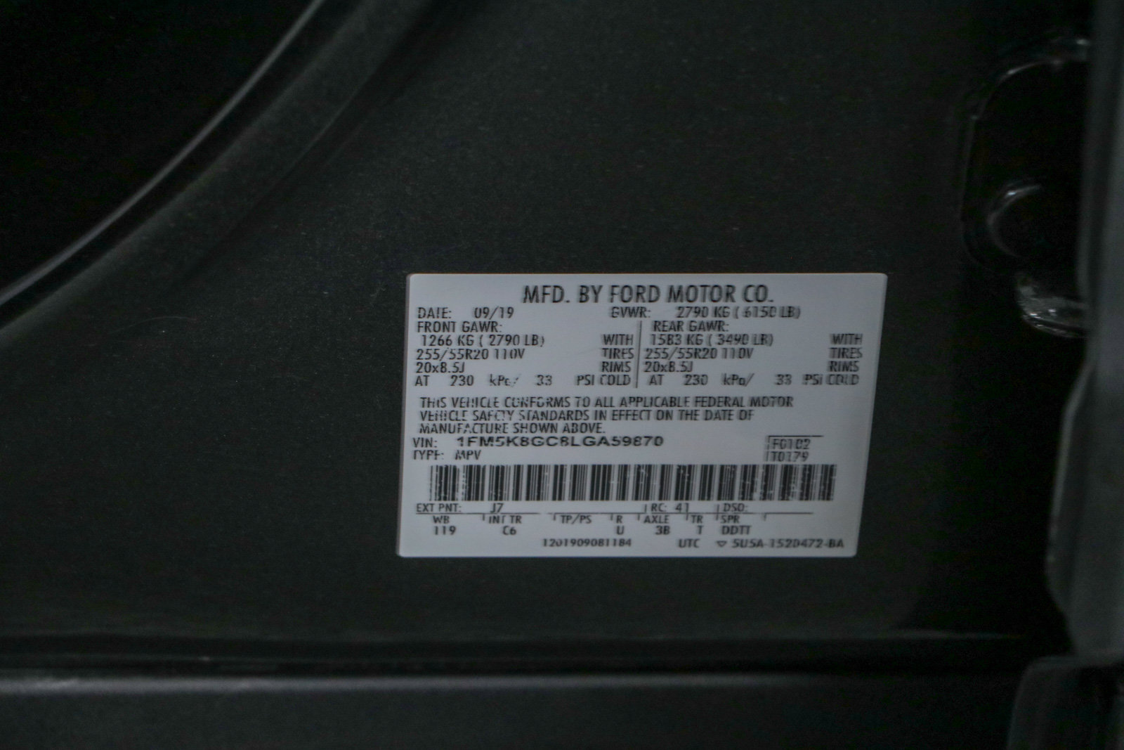 Used 2020 Ford Explorer ST w/ Premium Technology Package AWD/4WD image 35