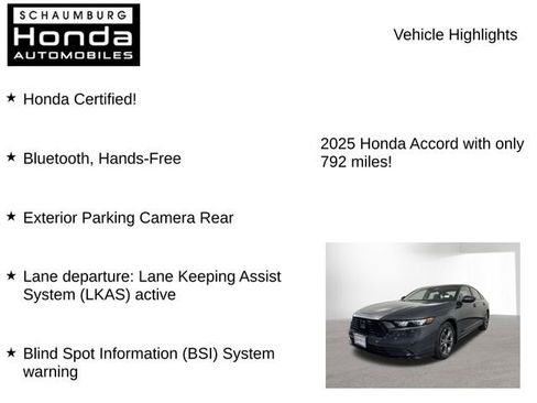 Certified 2025 Honda Accord EX-L image 7