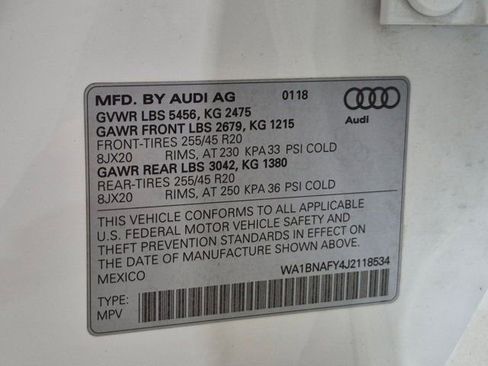 Used 2018 Audi Q5 2.0T Premium Plus w/ Premium Plus Package AWD/4WD image 25