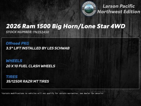 New 2026 RAM 1500 Big Horn w/ Night Edition image 3