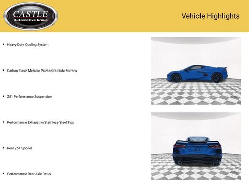 Used 2023 Chevrolet Corvette Stingray Coupe w/ Z51 Performance Package image 8