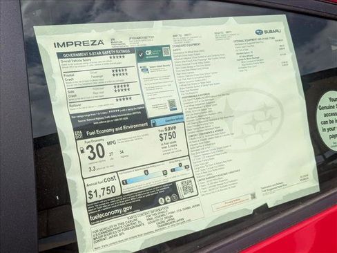 New 2025 Subaru Impreza 2.0i image 17