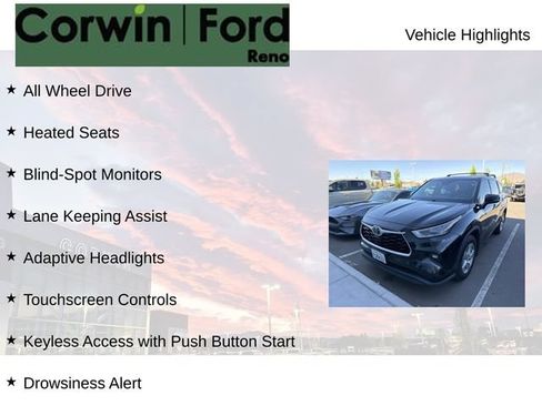 Used 2022 Toyota Highlander LE AWD/4WD image 7