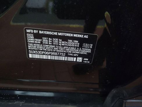 Certified 2023 BMW X3 xDrive30i w/ M Sport Package image 14