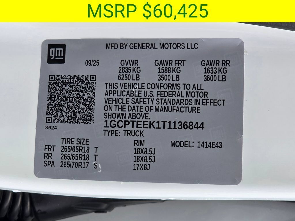 New 2026 Chevrolet Colorado Trail Boss AWD/4WD image 44