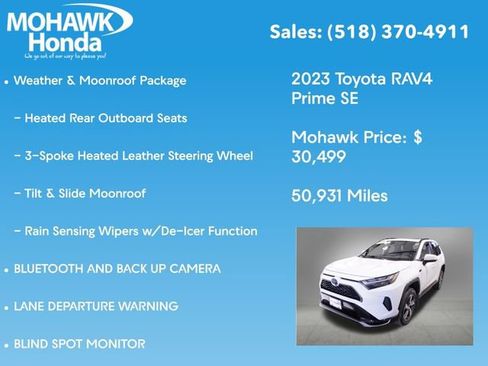 Used 2023 Toyota RAV4 SE w/ Weather & Moonroof Package image 7