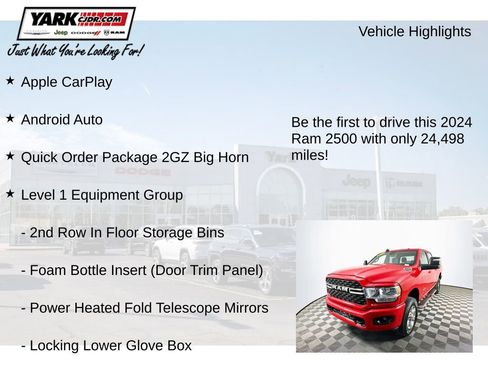 Certified 2024 RAM 2500 Big Horn w/ Sport Appearance Package image 13