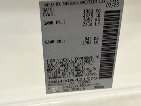 Used 2023 Nissan Altima 2.5 SR w/ SR Premium Package FWD image 12