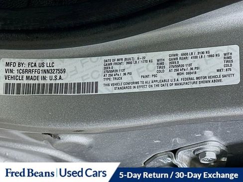 Certified 2022 RAM 1500 Big Horn image 31
