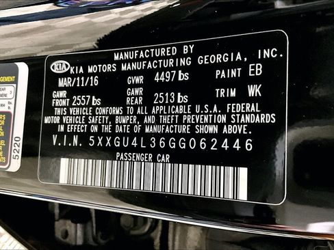 Used 2016 Kia Optima EX image 29