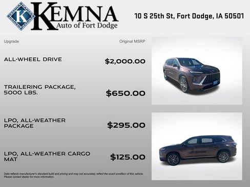 Used 2025 Buick Enclave Avenir w/ Trailering Package, 5000 lbs. image 4