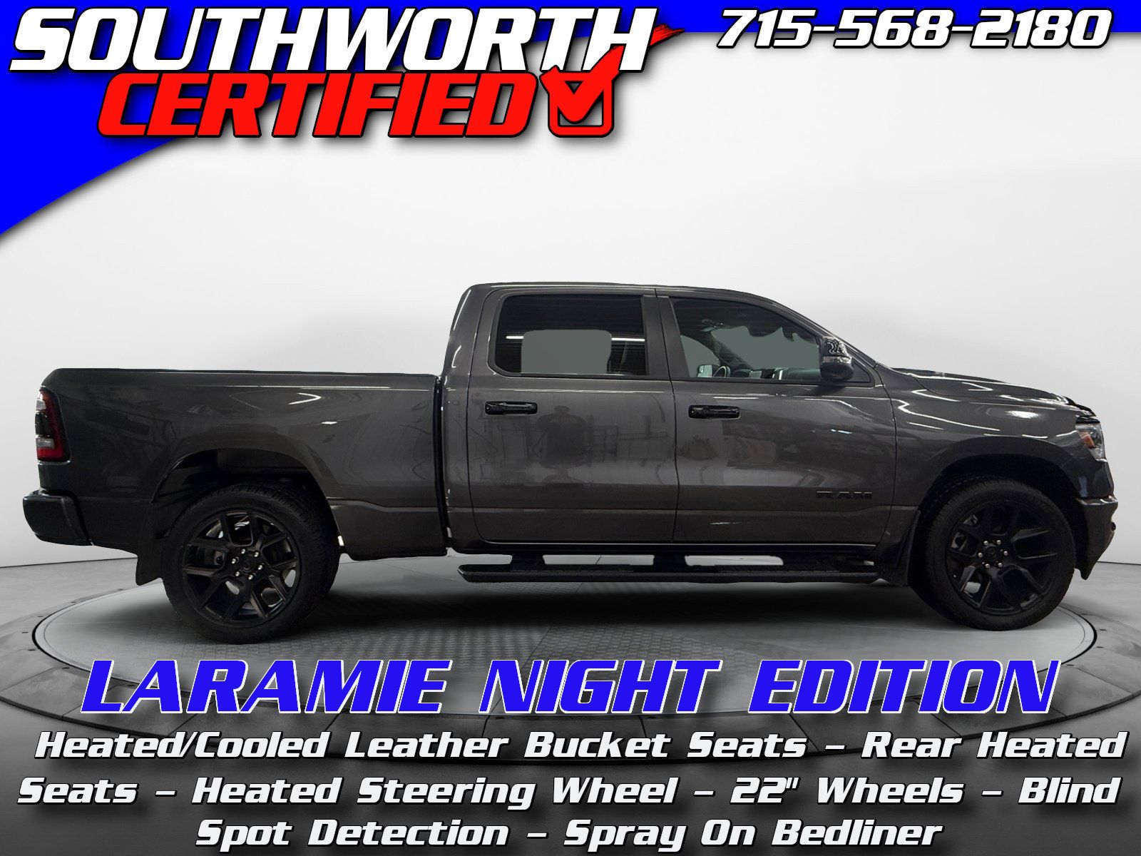Used 2024 RAM 1500 Laramie AWD/4WD image 1
