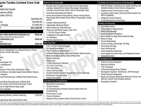 Used 2024 Toyota Tundra Limited AWD/4WD image 34