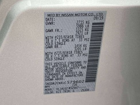 Used 2020 Nissan Pathfinder SL FWD image 21