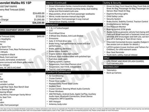 Used 2022 Chevrolet Malibu RS image 7