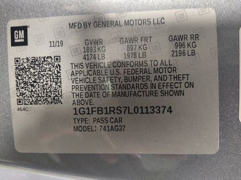 Used 2020 Chevrolet Camaro LT RWD image 33