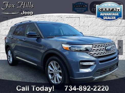 Used 2021 Ford Explorer Limited w/ Equipment Group 301A RWD image 1