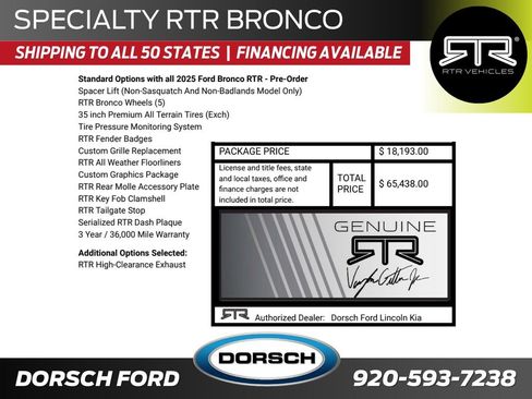 New 2025 Ford Bronco Big Bend image 2