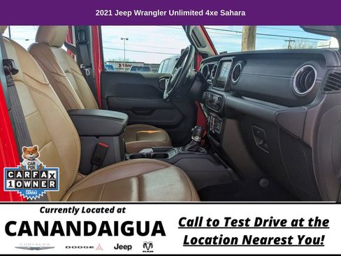 Used 2021 Jeep Wrangler Unlimited Sahara w/ Cold Weather Group AWD/4WD image 17