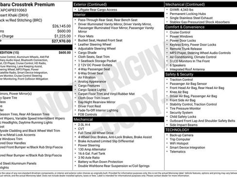 Used 2023 Subaru Crosstrek 2.0i Premium w/ Special Edition image 6