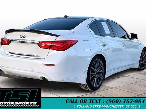 Used 2017 INFINITI Q50 Red Sport 400 image 2