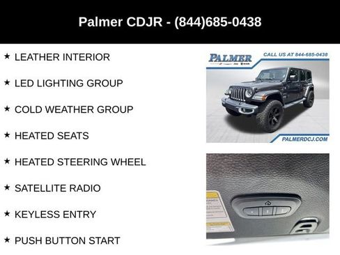 Used 2021 Jeep Wrangler Unlimited Sahara w/ Cold Weather Group AWD/4WD image 12