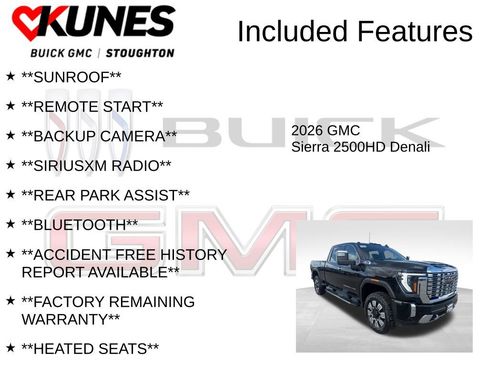 New 2026 GMC Sierra 2500 Denali w/ Denali Reserve Package AWD/4WD image 2