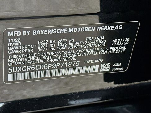 Certified 2023 BMW X5 xDrive40i w/ M Sport Package image 33