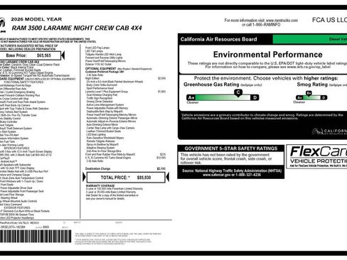 Certified 2026 RAM 3500 Laramie w/ Night Edition AWD/4WD image 4