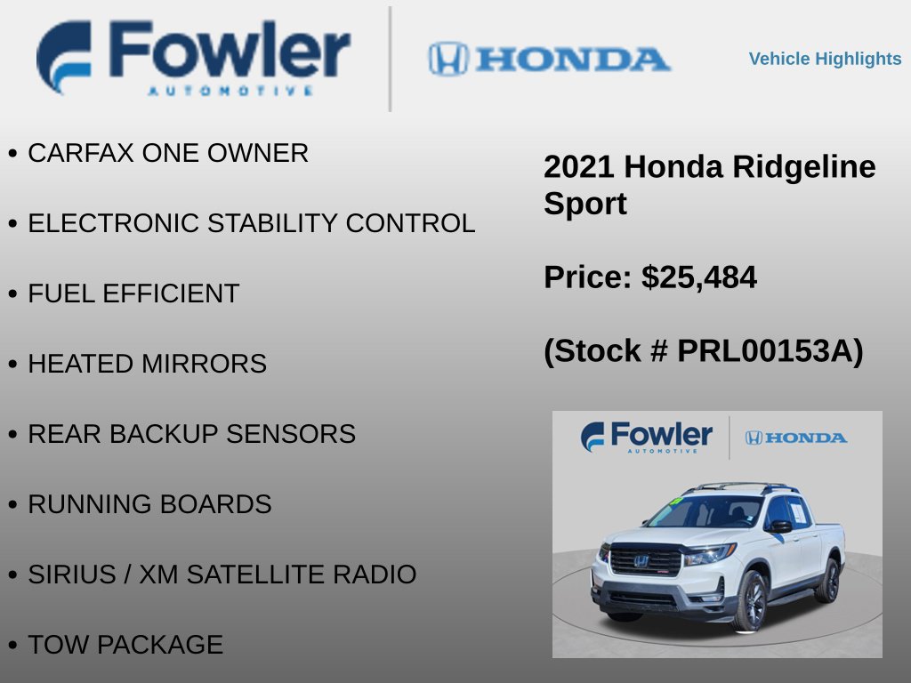 Used 2021 Honda Ridgeline Sport image 12