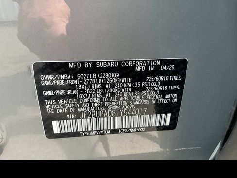 Used 2026 Subaru Outback Premium AWD/4WD image 28