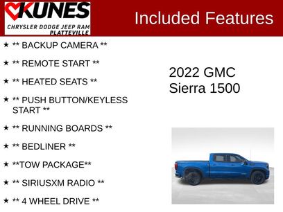 Used 2022 GMC Sierra 1500 Elevation w/ LPO, Elevation Black Package