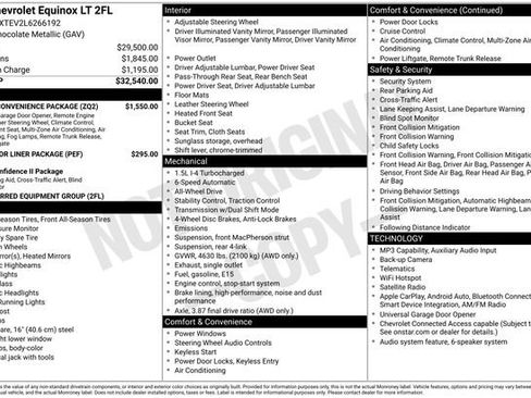 Used 2020 Chevrolet Equinox LT w/ Driver Convenience Package AWD/4WD image 6