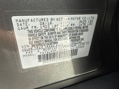 Used 2018 Nissan Kicks S FWD image 51