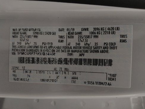 Used 2019 Ford Escape S FWD image 33