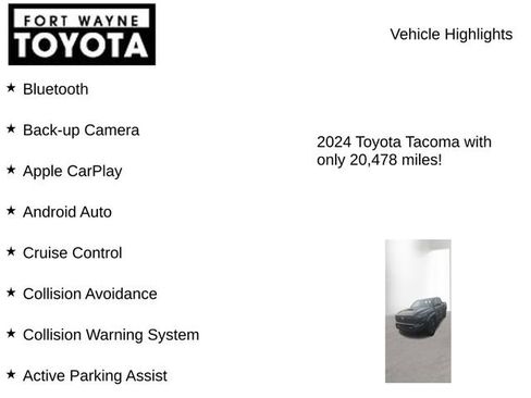 Used 2024 Toyota Tacoma TRD Sport w/ TRD Sport Upgrade Package AWD/4WD image 8