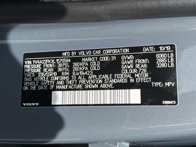Used 2020 Volvo XC90 T6 Momentum AWD/4WD image 27