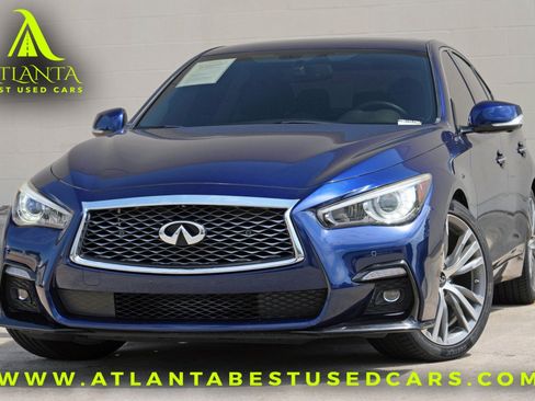 Used 2021 INFINITI Q50 Sensory w/ Cargo Package RWD image 1