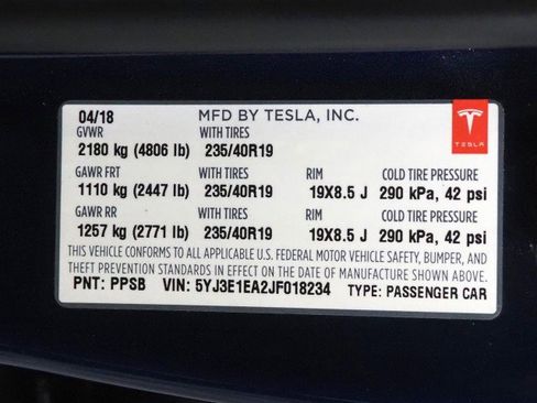 Used 2018 Tesla Model 3 Long Range image 54