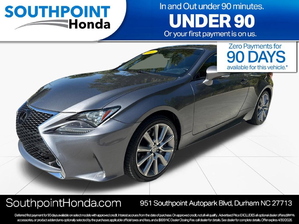 Used 2016 Lexus RC 300 AWD w/ Navigation System Package image 3