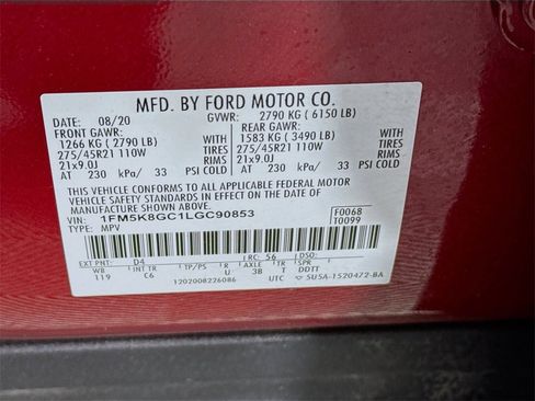 Used 2020 Ford Explorer ST w/ ST Street Pack image 27