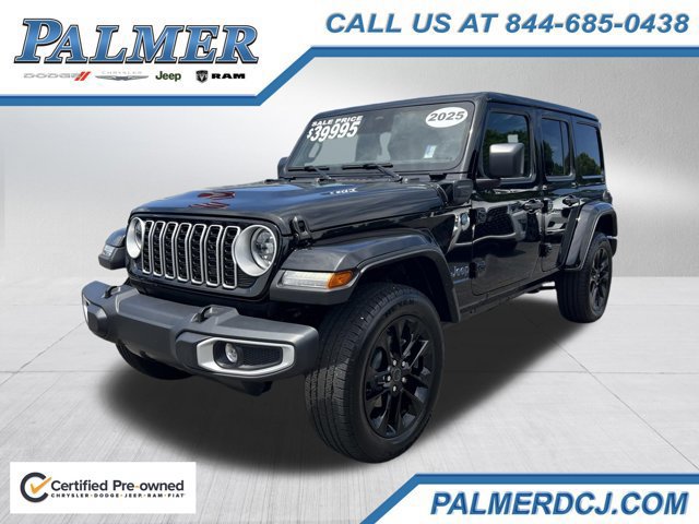 Certified 2025 Jeep Wrangler Unlimited Sahara w/ Safety Group AWD/4WD image 1