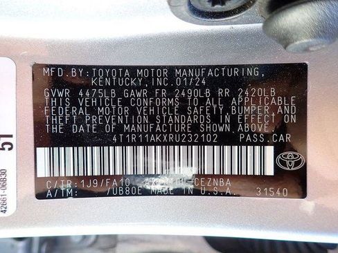 Certified 2024 Toyota Camry LE w/ Convenience Package image 13