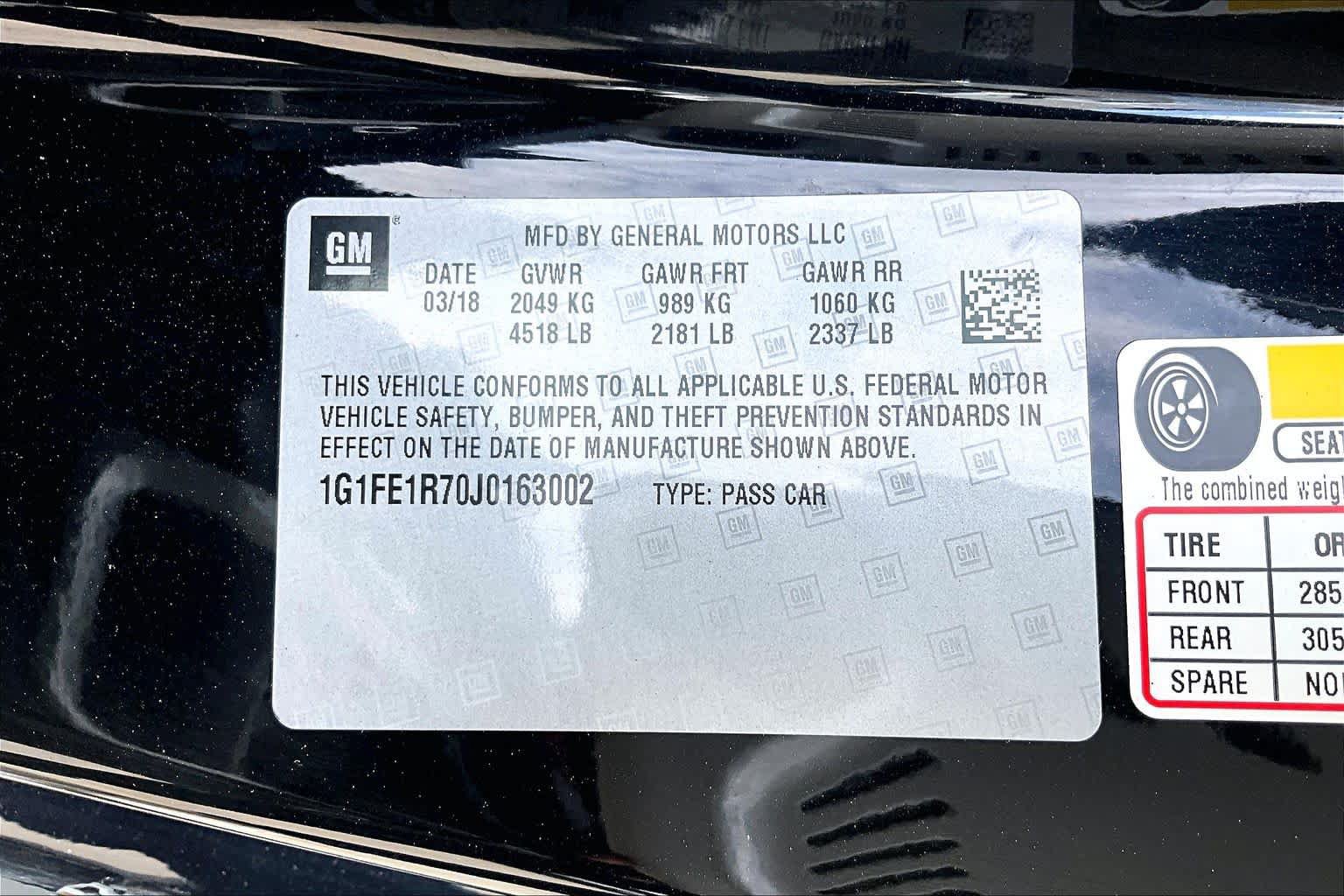Used 2018 Chevrolet Camaro SS RWD image 36